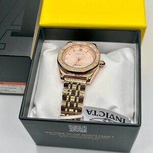 Invicta Wildflower Women's Quartz Watch - 33mm, Rose Gold (69370) New In Box